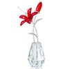 H&D HYALINE & DORA Crystal Calla Lily Flower Figurine Collectible