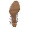 Naturalizer Womens Bridget4 Heeled Sandal Silver Crystal 7.5 M