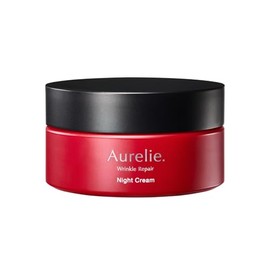 Aurelie オレリー リンクルリペアナイトクリーム 30g 医薬部外品 薬用 ナイアシンアミド シワ改善 有効成分配合 MEGUMI 開発 夜用クリーム スキンケア エイジングケア ハリ 弾力 潤い成分 整肌成分 角質層 浸透 肌キメ 素肌 基礎化粧品 ギフト プレゼント 男女兼用 日本産 濃厚 密着