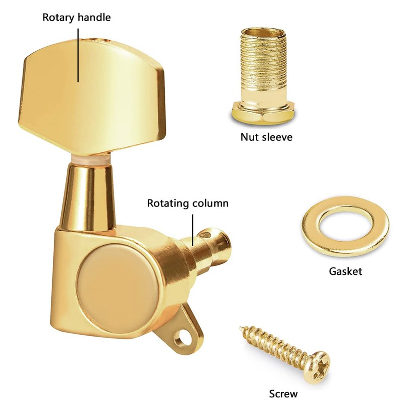 TUOREN Complete 3 String Box Guitar Replacement Part inclued Saddle