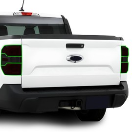BOGAR TECH DESIGNS Precut For Ford Maverick 2022-2025 Full Rear Tail Light Taillight Tint Kit PPF, Dark Smoke