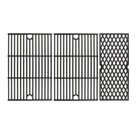 GRISUN Grill Grates for Pit Boss Austin XL, Rancher XL Wood Pellet Grills, Heavy Duty Cast Iron Grill Grids for Pit Boss 1000 Series Grills, 3 PCS