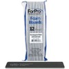 ForPro Professional Collection Rectangular Foam Boards, Black, 100/180 Grit, Double-Sided