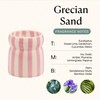 Paddywax Cabana Hand-Painted Scented Candle in Ceramic Reusable Food Safe