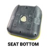 E-AUC11474 DirectFit™ Yellow High Back Seat W/Lumbar for John Deere