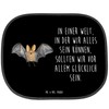 Mr. & Mrs. Panda Car Sun Shade Bat Wings, black,