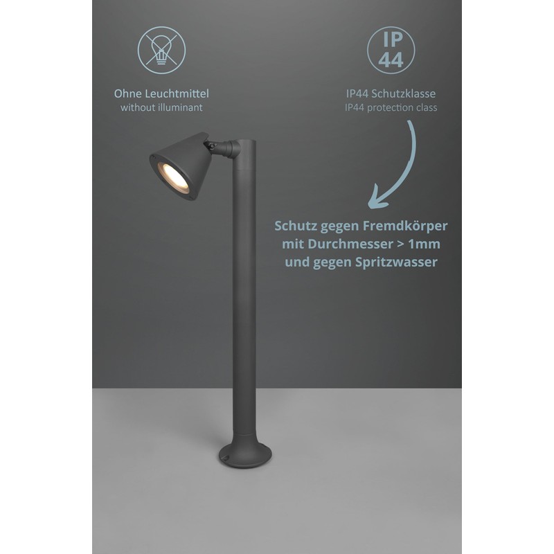 lightling Pfosten Katrin Outdoor Path Light Die-Cast Aluminium IP44 Outdoor