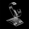 Hattba Multipurpose C Shape Clear Watch Storage Stand Jewelry Organizers