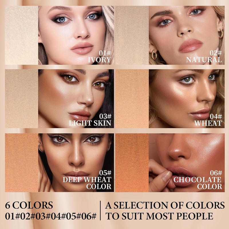 O'CHEAL Face Foundation Contour Stick Long-wear Lightweight Brighten Stick Blemish