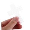 SEWACC 20pcs Cross Shaped Plastic Mesh Sheets for Crafting Easy