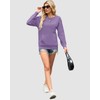 AUSELILY Womens Long Sleeve Sweatshirt Casual Crewneck Plain Pullover Tops