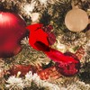 YCHTEWY-Cardinal Clip On Christmas Tree Ornament Decorations - Red Feathers