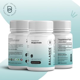 Magnesium Bisglycinate 200mg High Absorption Chelated - 120 Vegan Capsules - Supports Hearth Health, Muscle Cramps, Bone Health, Positive Mood - Non-GMO and Gluten Free (2)