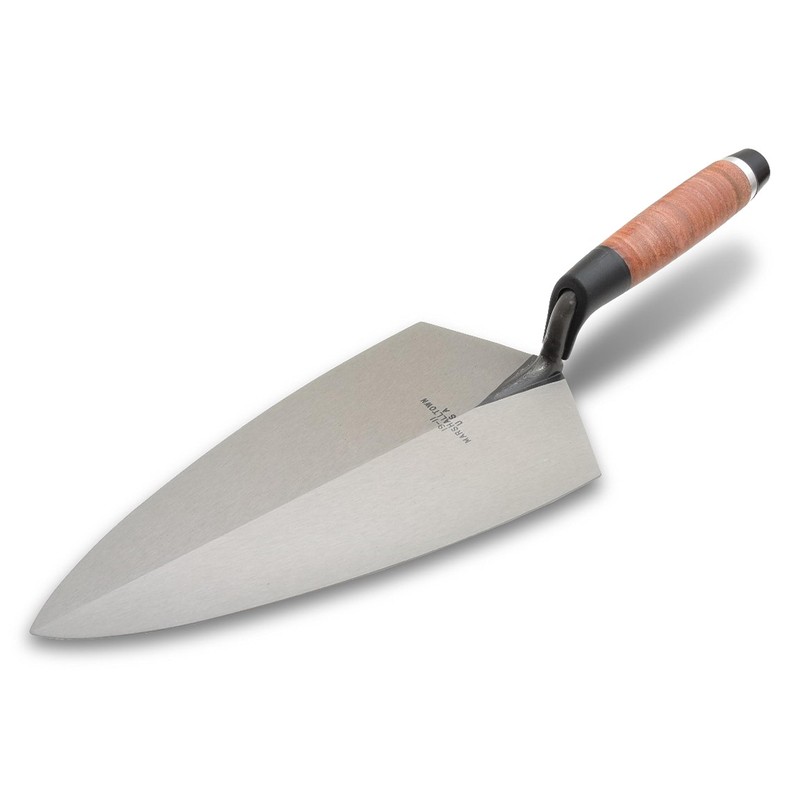Marshalltown 19L10 10-inch Philadelphia Brick Trowel - Leather Handle