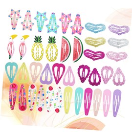 FOMIYES 2sets Girls Hair Clips Fashionable Nice-looking Mini Clips Made of Quality Material Non-fading Non-deformation Perfect for Daily Wear or Special Occasions 40pcs*2