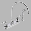Peerless P299575LF Apex Two Handle Lever Kitchen Faucet With Sidespray