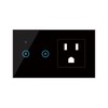 Wifi Smart Wall Outlet 2 in 1 Convenient Voice APP