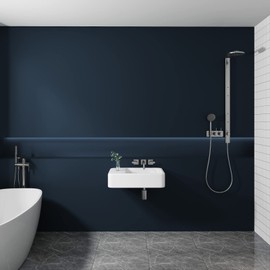 VaryPaper 32''x118'' Light Sage Green Contact Paper Peel and Stick Wallpaper Vinyl Wrap for Cabinets Waterproof Self Adhesive Solid Green Removable Wallpaper for Renters Bedroom