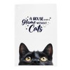 Peeping Cat Tea Towel - A House is not a