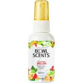 Toilet Spray | Prevents Nasty Poop Smell | Easy to Use, Just Spritz Before You Sit (Cucumber Melon, 2 oz)