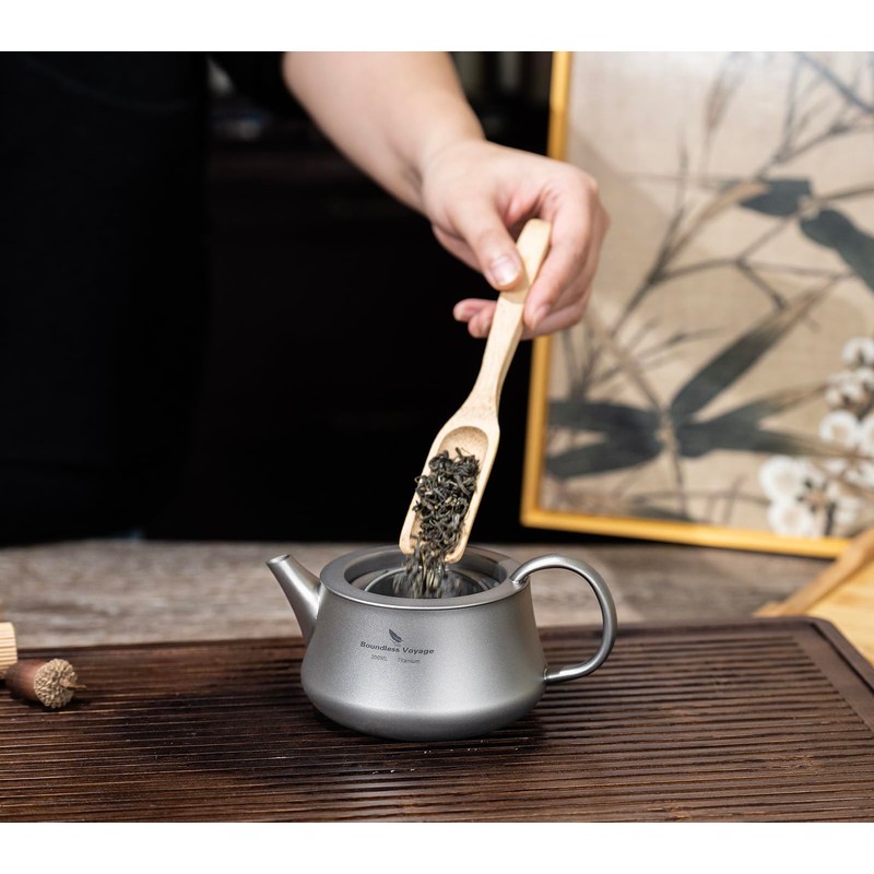 Boundless Voyage 300ml Titanium Kettle Portable Kung Fu Tea Set
