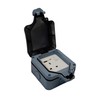 Securlec - Single Outdoor Weatherproof Switched 1 Gang Socket With