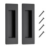 Aibeli 5.9 Inch Recessed Finger Flush Pulls for Pocket Door