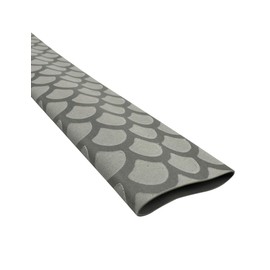 Accering Fishscale Pattern Heat Shrink Tubing Wrap for Fishing Rod Grip and Kitchen Supplies (φ25mm, L3.3ft, Gray)