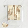 senya Soft Hand Towels, Hand Drawn Giraffes Highly Absorbent Hand