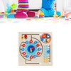 Teaching Clock Wooden Digital Matching Time Clock Educational Toys Early