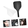 Mikinona 2pcs Hairdressing Shield Face Cover Comfortable Barber Mask for