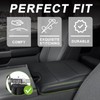 Muslogy Center Console Armrest Cover Compatible with Ford F-150 F150