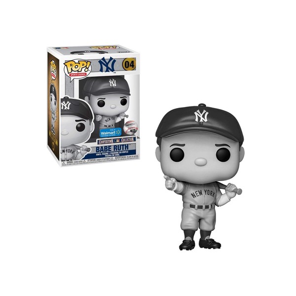 POP! Funko Sports Legends: Babe Ruth (Pointing) (B&W) - Exclusive