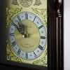 Bedford Clock Collection 25.5 Inch Antique Mahogany Cherry Oak Chiming