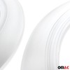 OMAC 4x White Wall Tire Insert 16" Rims Sidewall Set