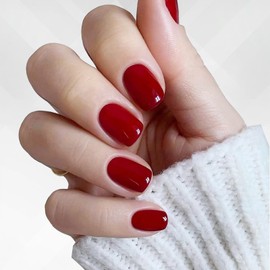 false Nails shorts,Extra Shorts False Nails,Red Press On nails,red nails,Red False Nails,Press On,Falses nail With Glues,Glues On Nails For Women,for Women Nail Art