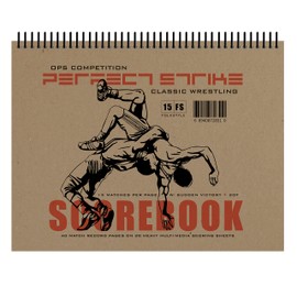 Perfect Strike Wrestling Scorebook with Rules and Scoring Instructions : Heavy Duty. Meets and Tournaments. TS-15-FS-H. (1 Book)