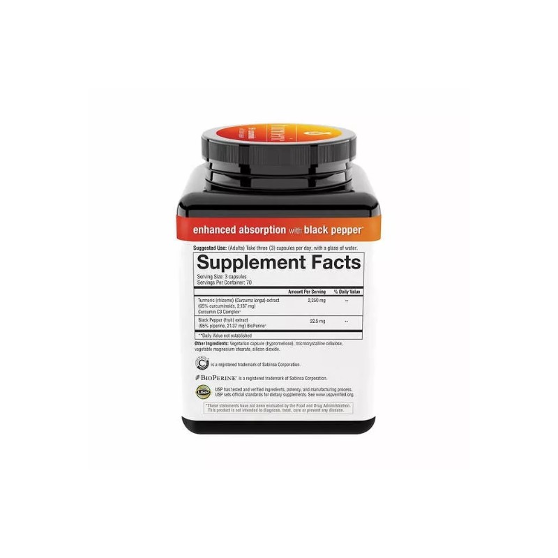 Youtheory Turmeric 210, Extra Strength Formula 2,250 mg. EXP 02/26+Free