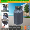 100 lb Propane Tank Cover， With 600D Waterproof, Dustproof, and