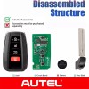 Autel iKey Universal Smart Key Style 8A-chipped 4 Button IKEYTY8A4TP