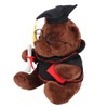 Little Bear Plush Doll with Gown Cap Diploma Bear Stuffed
