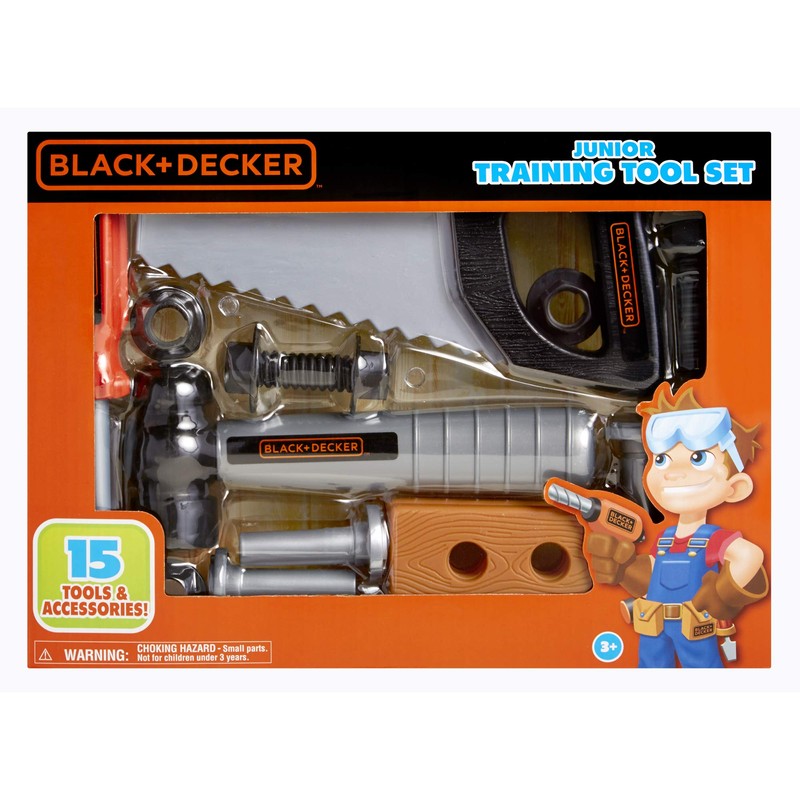 BLACK+DECKER Jr. B&D Training Tool Set (15-Piece)