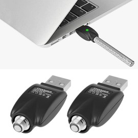 The Lord of the Tools 4pcs 510 Out Threaded USB Smart Charger with Over-Charge Protection LED Indicator for Laptop Car Charger Flashlight