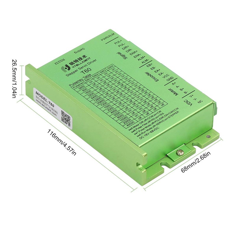 RTELLIGENT Nema 23 Stepper Closed Loop Servo Motor and Driver