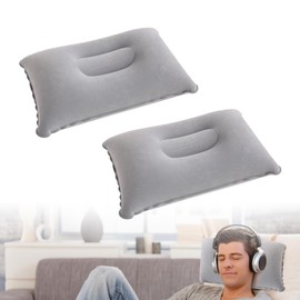 TVETE Camping Pillow, Air Pillow, Travel Pillow, Pack of 2, Outdoor Air Pillow, Air Pillow for Climbing, Soft, Comfortable, Portable, Suitable for Hiking, Camping, Travel, Office, Aircraft, Etc. 13.4