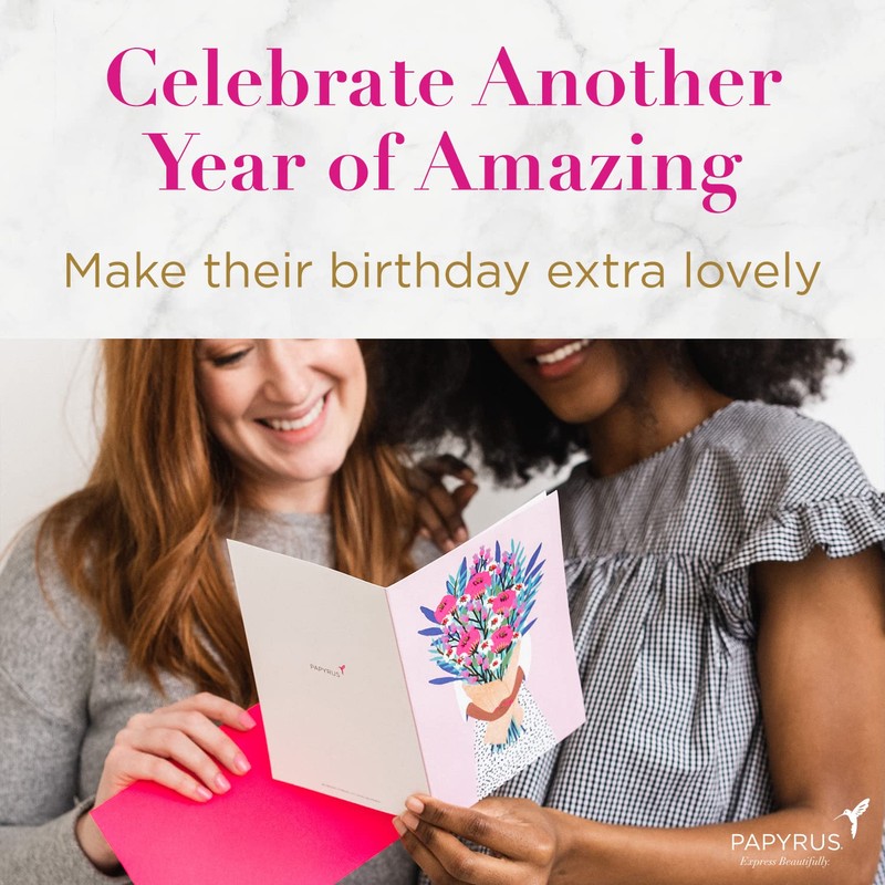 Papyrus Birthday Card for Her (Cupcake & Bubbly Kind of