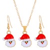 Titayen Christmas Necklace and Earring Sets for Women Christmas Bell