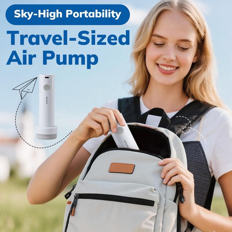 Umimile Vacuum Storage Bags for Travel with Electric Pump, Reusable