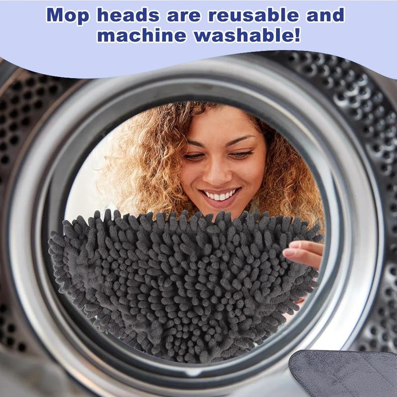 Wall Cleaner Mop with 79 Inches Long Handle 360° Washer