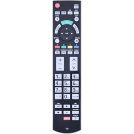 N2QAYB000862 Universal Remote Control Compatible for Panasonic TC-P55VT60 TC-P60VT60 TC-P65VT60 TC-P65ZT60 N2QAYB000865 N2QAYB000927 Plasma HDTV TV